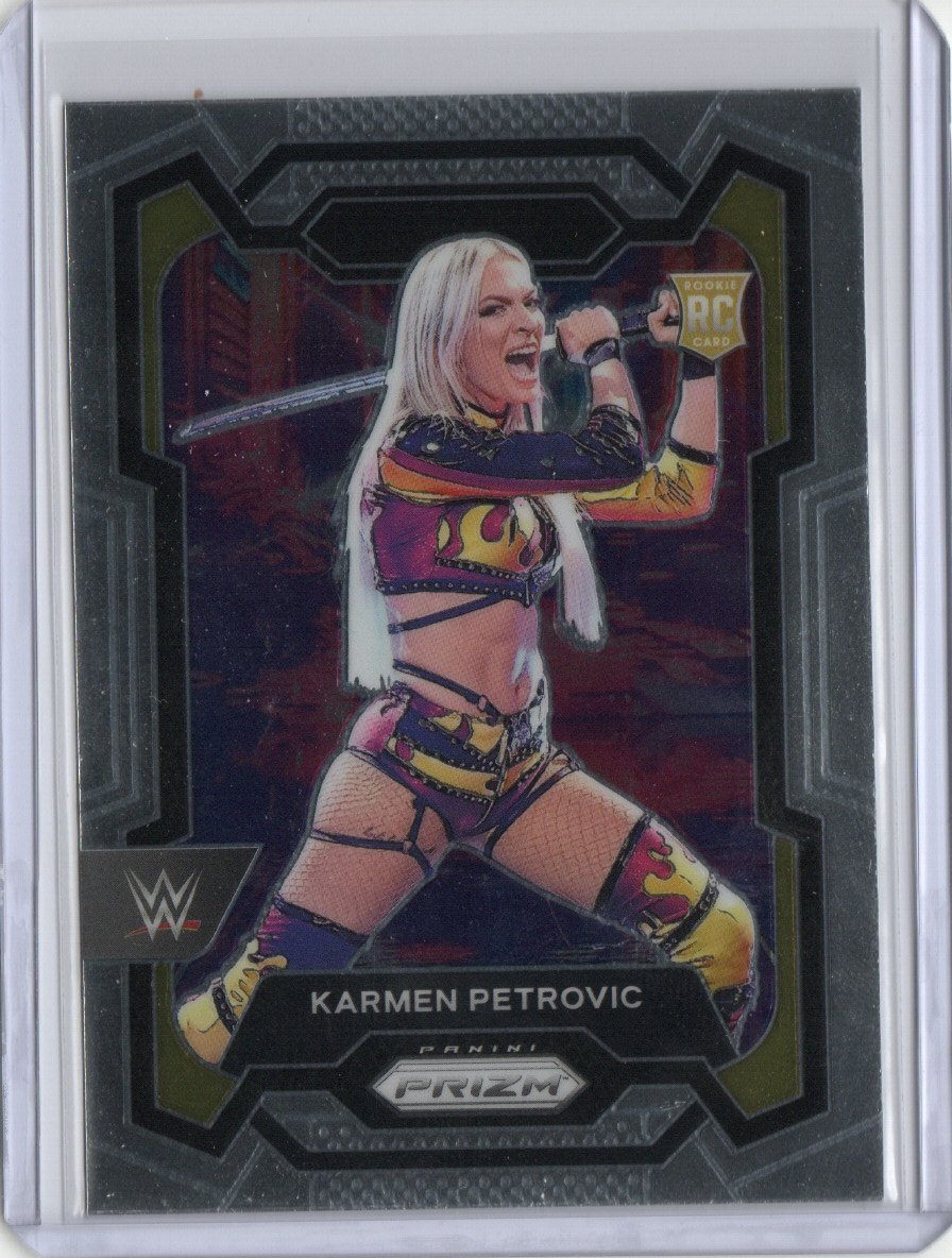2024 Panini Prizm WWE #107 Karmen Petrovic Rookie RC