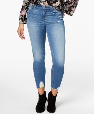 American Rag Juniors Ripped High Rise Skinny Jeans Cristobal 9