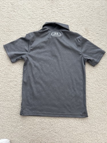 Lot Of 4 Boys Polo Shirts Athletic School Golf Under Armour Adidas Chap SM 10-12 - Picture 18 of 24