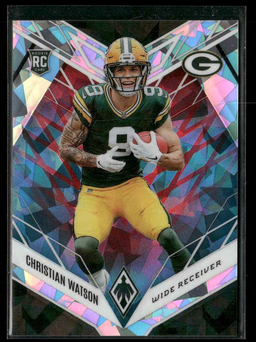 2022 Panini Phoenix #119 Christian Watson Fire and Ice #/50