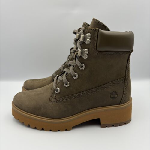 Timberland Carnaby Cool Botines en Oliva Talla UK 4.5, EUR 37.5, US 6.5 ¡NUEVO! - Imagen 4 de 12