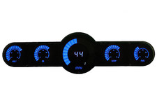 Universal 5.5 Gauge Analog Dash Panel Bar-graph Blue Led Gauges Made In The Usa