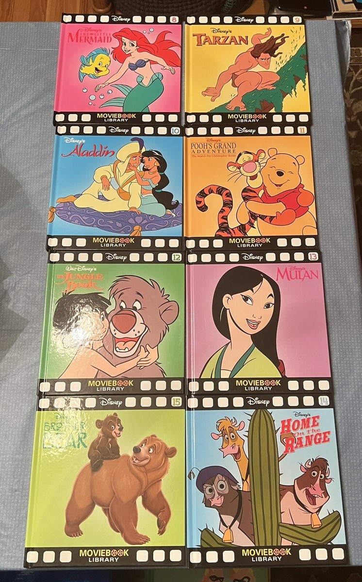 14 Disney Moviebook Library HC Books Lion King Toy Story 2, Pooh