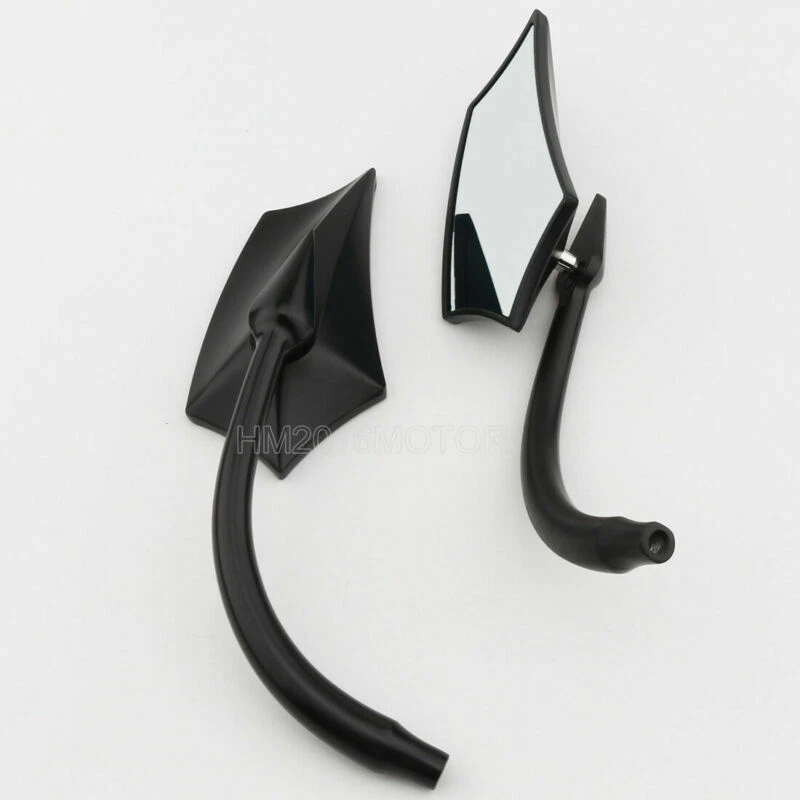 Espejos retrovisores laterales para motocicleta Harley-Davidson Street Glide Road King Dyna Softail Foto 4 de 4