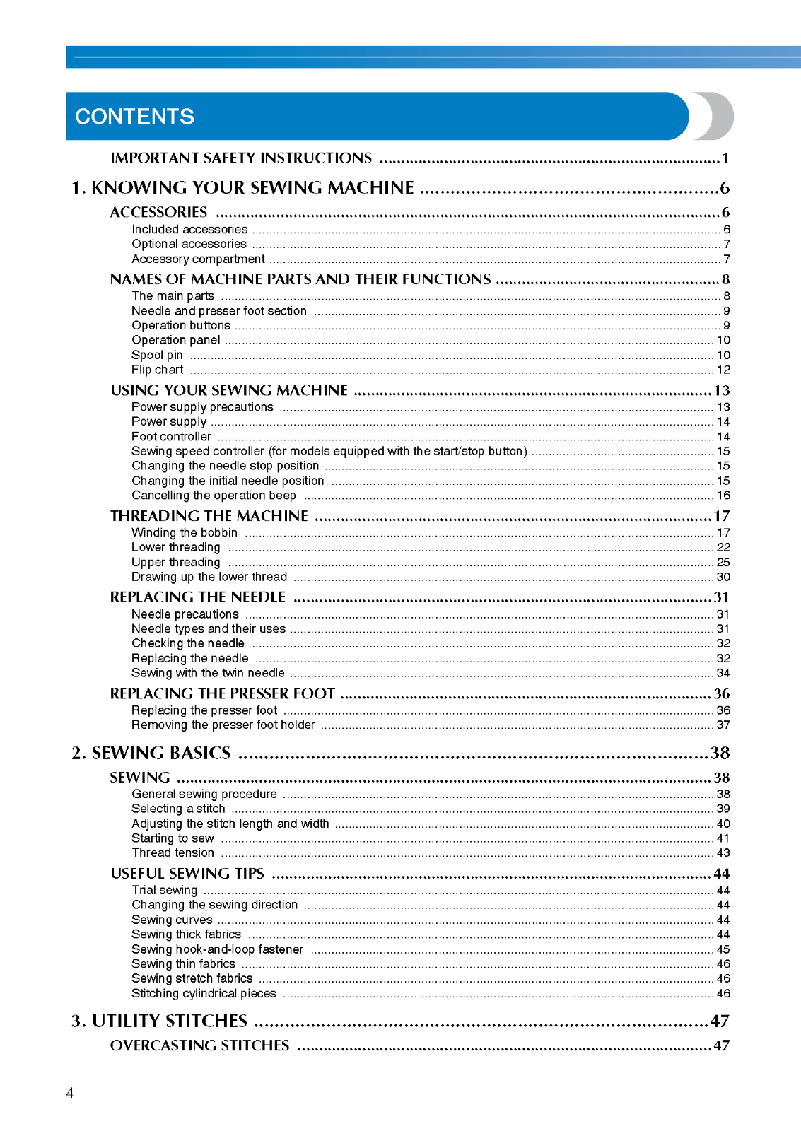 Brother DZ2750 Sewing Manual User Guide Instructions Coil Bound 116 ...