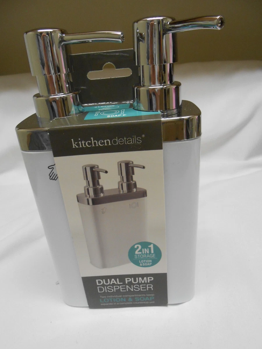 Dual pump cheap soap dispenser