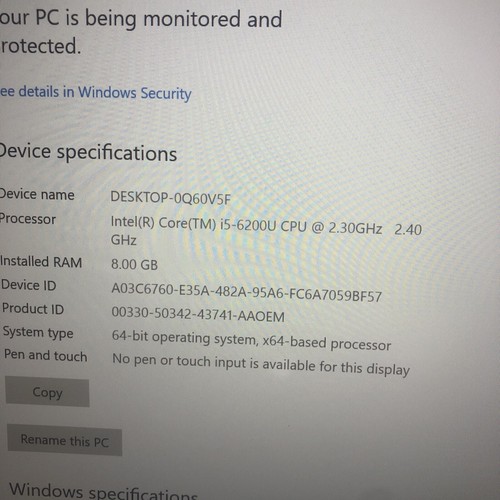 Toshiba Tecra Z40-C-12Z/i5-6200U/8GB Ram/256GB Windows 10 Pro - Picture 5 of 11