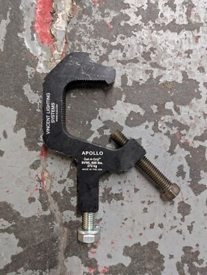 Apollo Get-A-Grip C-Clamp, Mega, Grid, Truss Clamp - Black