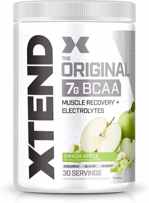 XTEND The Original 7G BCAA, Natural Zero Smash Apple, 14.3 oz (405g)