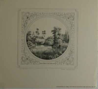 Else Lasius Lithographie ca.1850 Schuster Leer Reprint 1974 29x26cm O-4450
