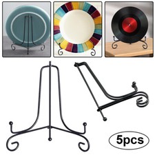 5X Decorative Plate Holder Stand - Display Easel for Picture Frames & Ornaments