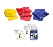 3er Set Gymnastikband inkl. 30 Workouts Fitnessband Widerstandsband Rubber !Neu!