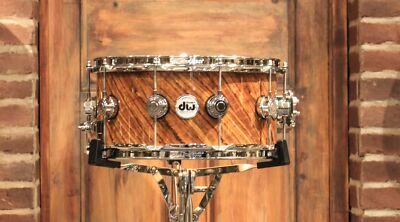 DW Collector's 6.5x14 Maple VLT Snare Exotic Twisted Tropical