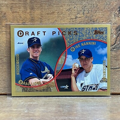 1999 Topps Baseball Card #441 Draft Picks Brad Lidge Mike Nannini Houston Astros