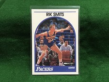 RIK SMITS, 1989-90 NBA Hoops, Card #37. Indiana Pacers.