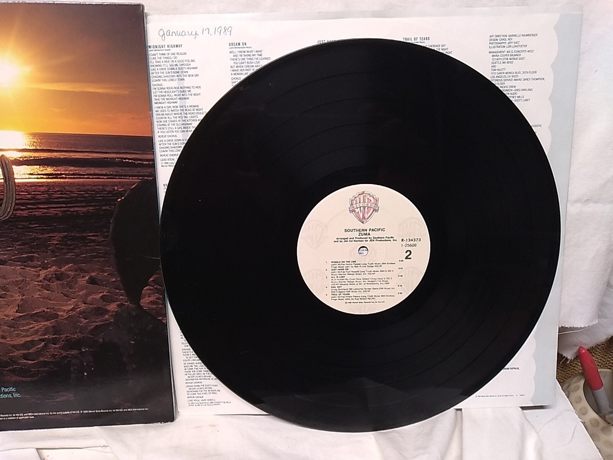 洋楽 Zooma Southern Pacific Zuma Vinyl LP Warner Bros. Records 1-25609