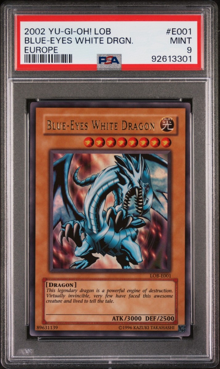 遊戯王 - 英語版 BLUE-EYES WHITE DRAGON 1ED ウルトラレア LOB-001 英語版 LOB-001 Blue-Eyes White Dragon 青眼の白龍 (ウルトラ
