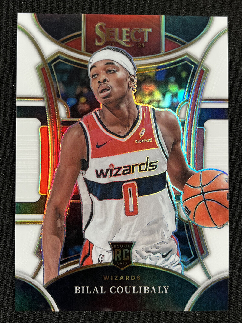 2023-24 Panini Select Bilal Coulibaly RC Rookie Mezzanine White Prizm 135/149