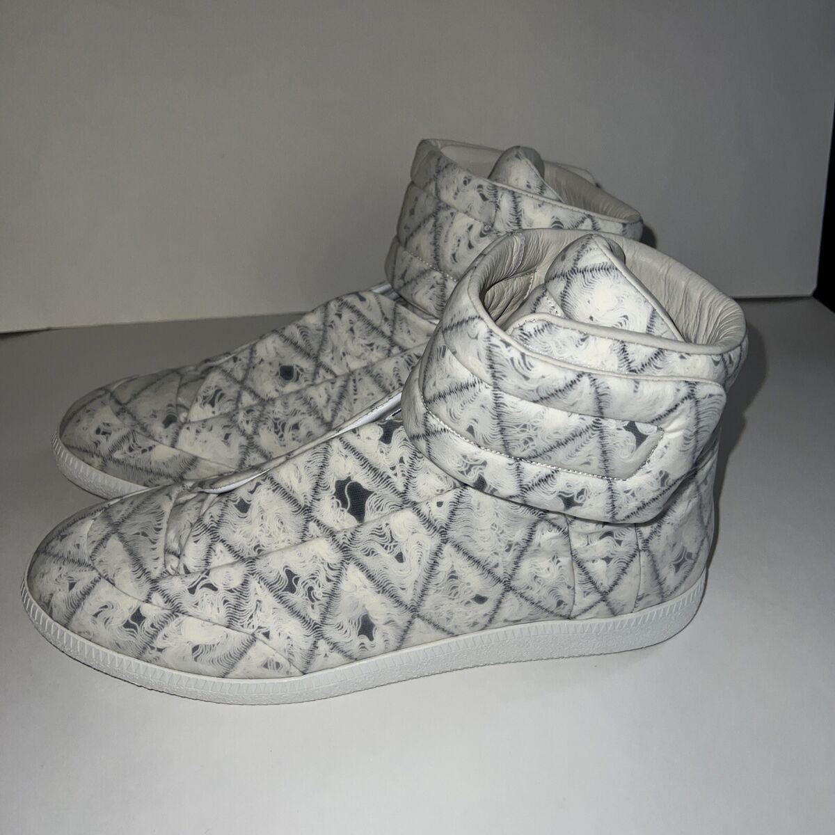 Maison Margiela Future High Top, Off White, Size 45, US 12 Maison Margiela Future High Top, Off White, Size 45, US 12