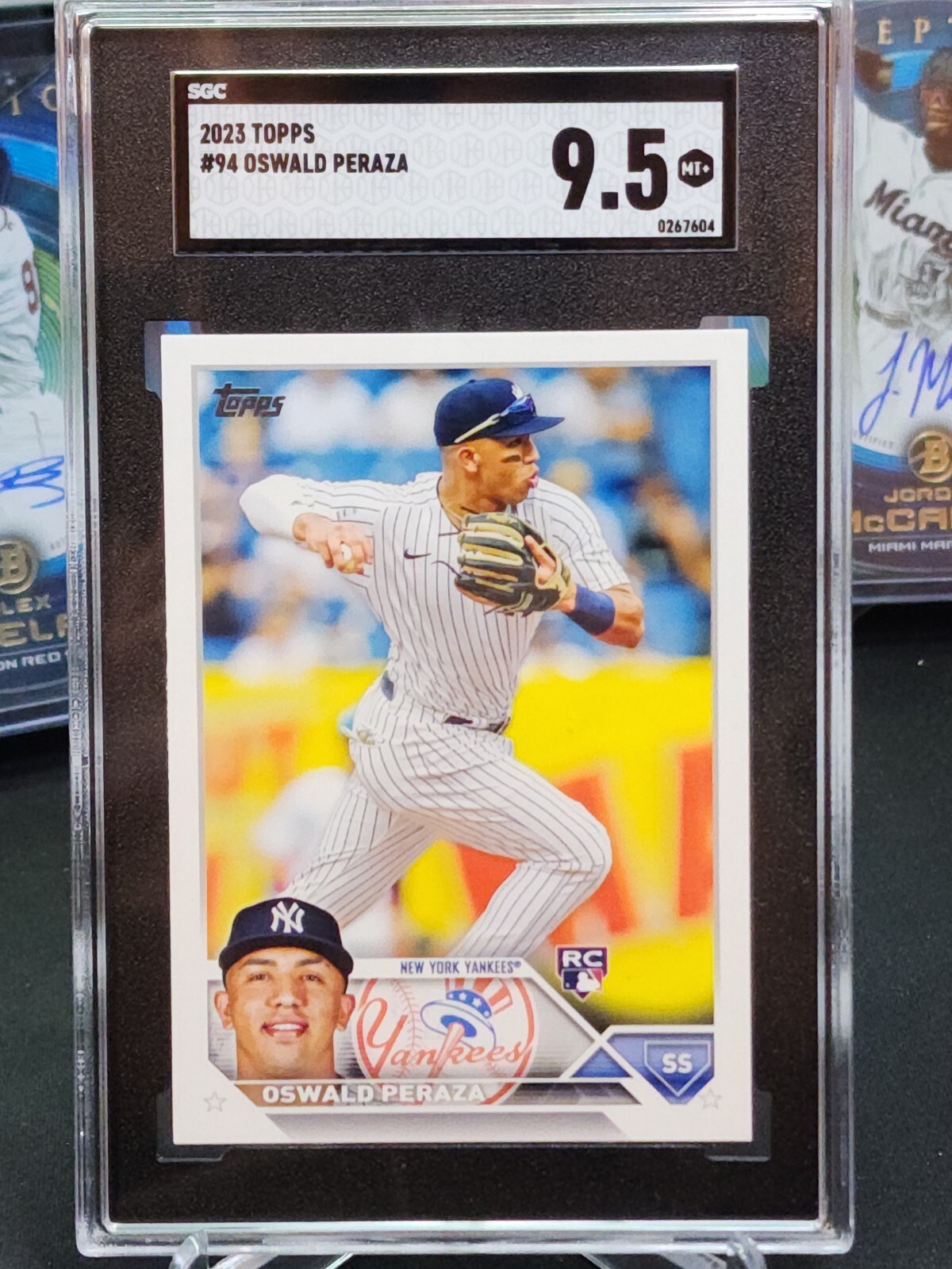 2023 Topps Series 1 Baseball Oswald Peraza RC #94 Rookie Base New York Yankees