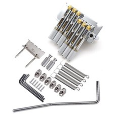 6 Strings Headless Electric Guitar Tremolo Bridge System Fanned Tailpiece Silver
