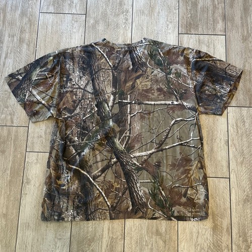 Real Tree AP hd Hunting Men's Short Sleeve Camo Shirt 2XL - Picture 3 of 6