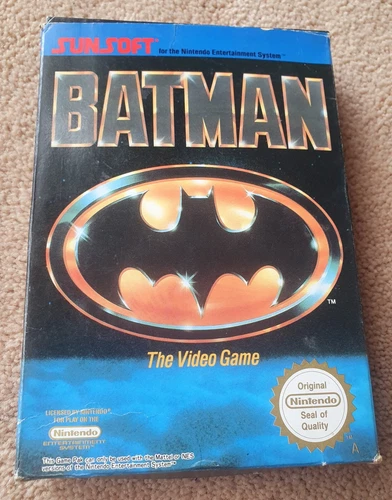 Batman The Video Game Nintendo Nes * Box Only * No Game - Good Condition