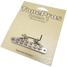 AVR2P-C TonePros ABR1 Replacement Tune-O-Matic Bridge, Chrome Finish