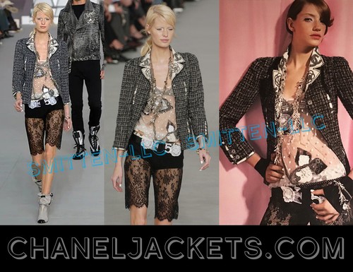 GIACCA TWEED CHANEL 06P CC Logo Camellia Trim $5,190 *FR 38 - 40 / US 4 6 ~ OTTIME CONDIZIONI - Foto 10 di 12