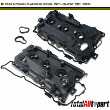 2x Engine Valve Cover for Nissan Murano 09-14 Quest 11-14 V6 3.5L Left & Right