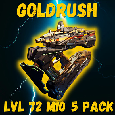 (PS4/5 PC XBOX) - GOLD RUSH - Level 72 M10 - 5 PACK