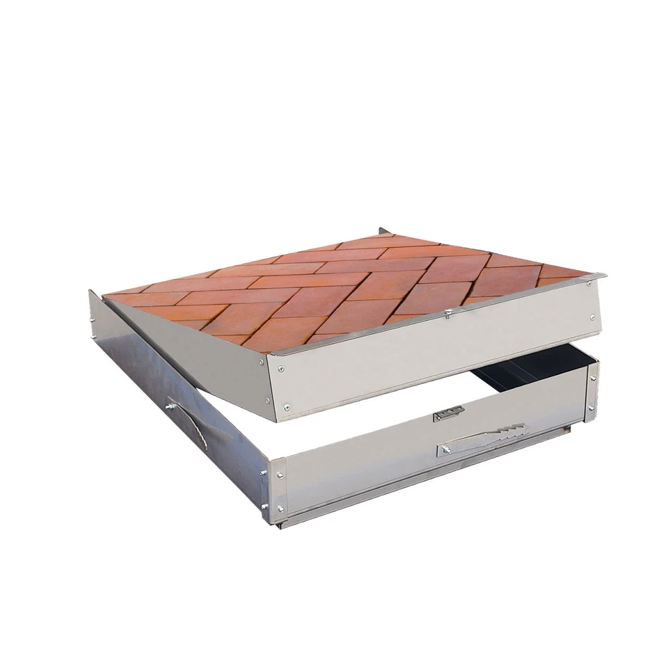 Schachtabdeckung Edelstahl Schachtdeckel Gasdruckfedern Auspflasterbar EN124 A15 - Bild 3 von 4