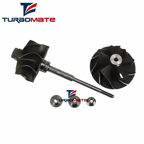 Turbo shaft and wheel 753392 for BMW X5 3.0D E53 160 Kw 218 HP M57N 2003-2007 - Picture 5 of 6