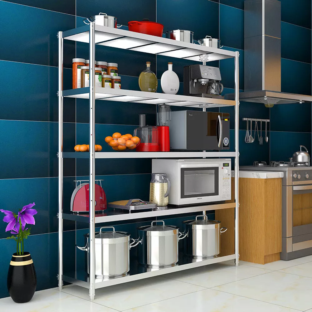 Stainless Steel Shelving Unit Commercial Shelf Heavy Duty Kitchen