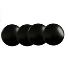4Pcs Black Wheel Hubs Center Hub Cap Sticker Universal Wheel Rim Hub Cover 57mm