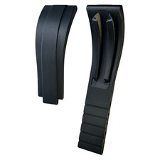 20mm Oysterflex Style Rubber Watch Band Replacement Strap