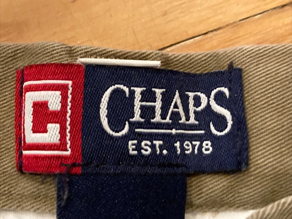 CHAPS Vestido Informal Marrón Clásico Chino Pantalones Jóvenes Niños Etiqueta Talla 7 Se Ajusta a 20 x 21 Foto 2 de 4