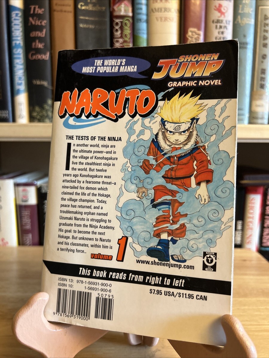 Naruto, Vol. 1 by Masashi Kishimoto 2003, Trade Paperback