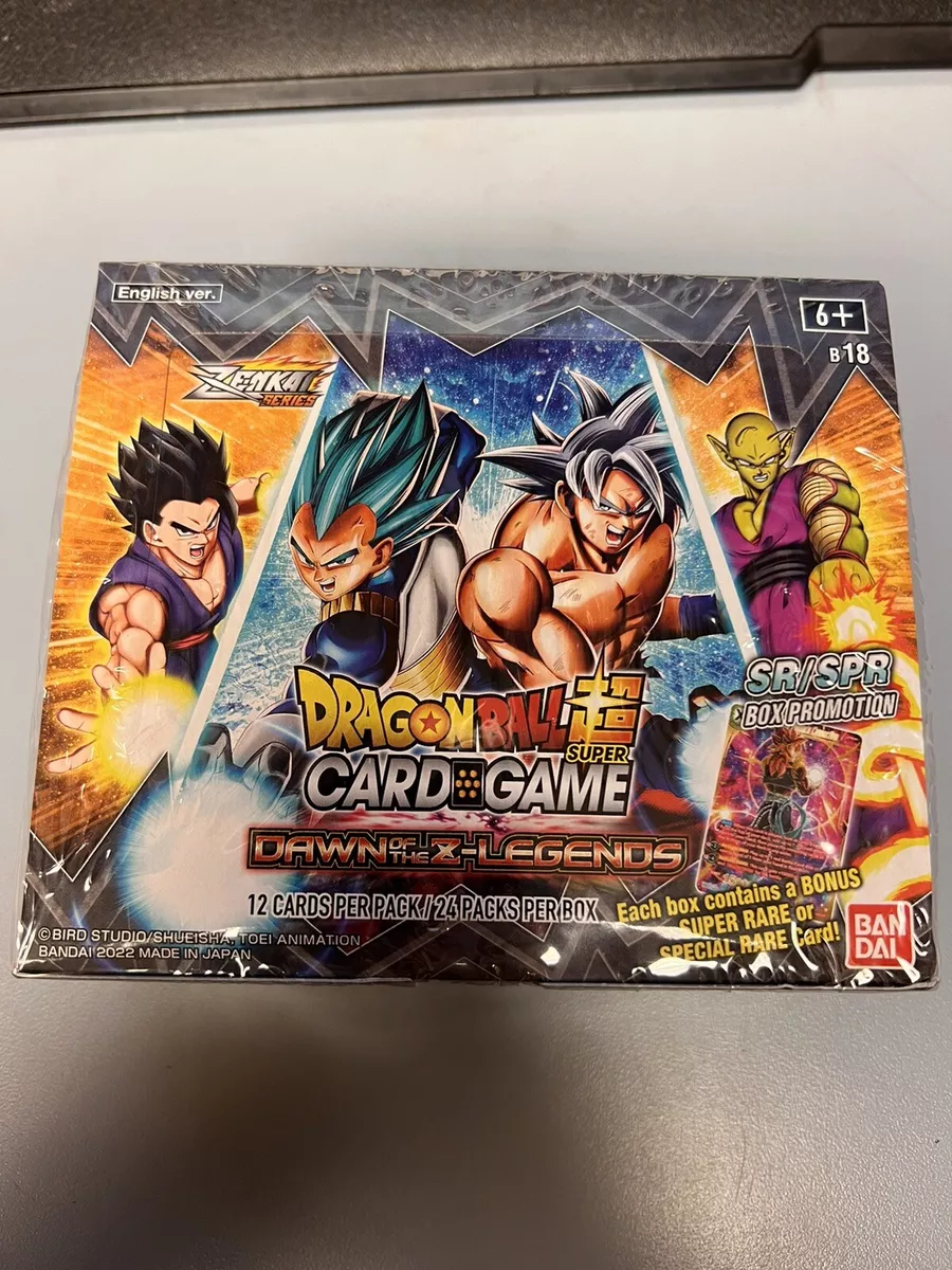 Buy Dragon Ball Super Card Game Dawn of the Z-legends Booster Pack