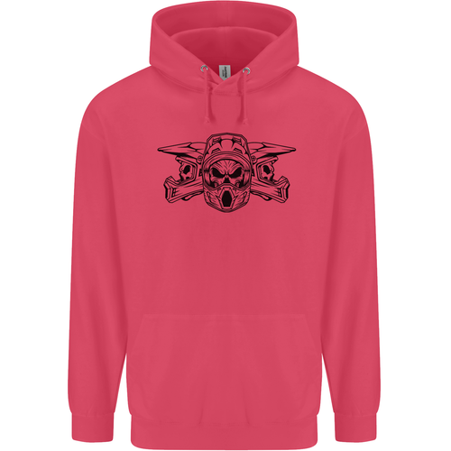 Motocross Skulls Dirt Bike MotoX Motorcycle Childrens Kids Hoodie - Picture 53 of 80