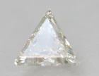 Certified 0.61 Carat E VS1 Triangle Natural Earth Mined Diamond 6.08x5.87mm 2VG