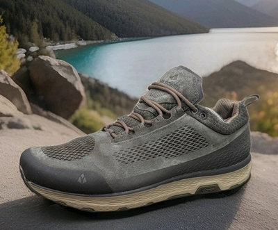 #ad Mens Vasque Breeze LT ECO Low Hiking Shoes Sz 12 M Used Vibram 7498 $47.99