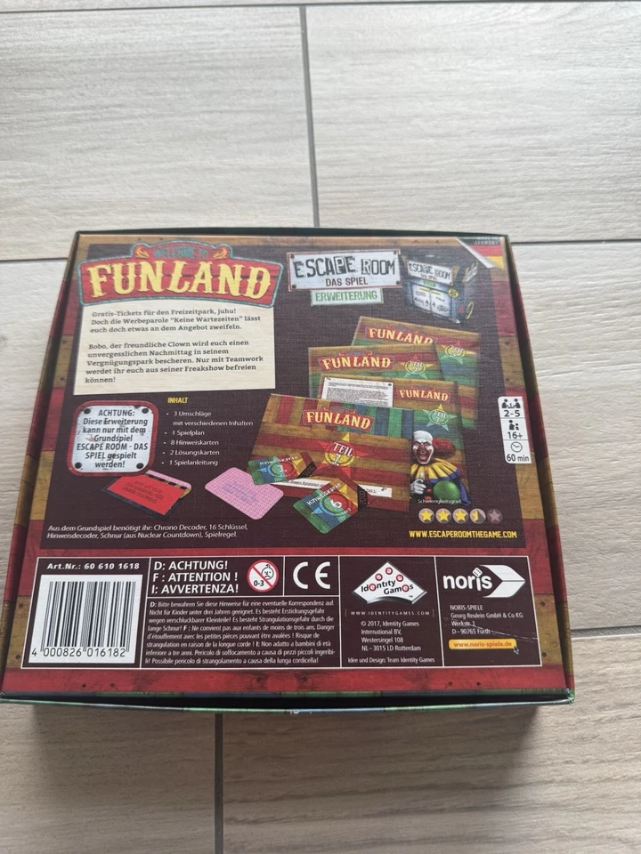 Noris Escape Room Das Spiel Erweiterung Funland - Bild 2 von 3