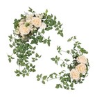 2x Wedding Arch Flowers Artificial Flowers Decoration Craft Floral Swags Welcome
