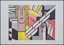Roy Lichtenstein * modern art * 35 x 50 cm * signed lithograph * limited # 30/150