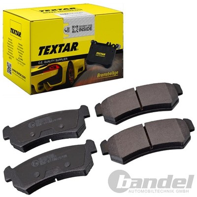 TEXTAR BREMSBELÄGE HINTERACHSE passend für CHEVROLET LACETTI NUBIRA DAEWOO