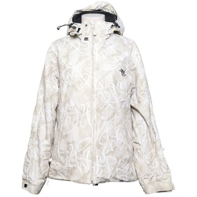 Roxy, Regenjacke, Damen, Größe: M, model: dana, Beige/Weiß, Polyester #11u