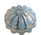 Vintage Fenton Teardrop Opalescent Glass Jewelry Dresser Trinket Box
