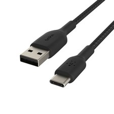 Image of Belkin Cable 1m USB A to USB C CAB002bt1MBK