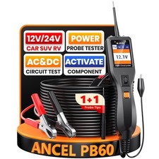 Automotive Power Circuit Probe Tester 12-24V Digital Multimeter ANCEL PB60 Tool